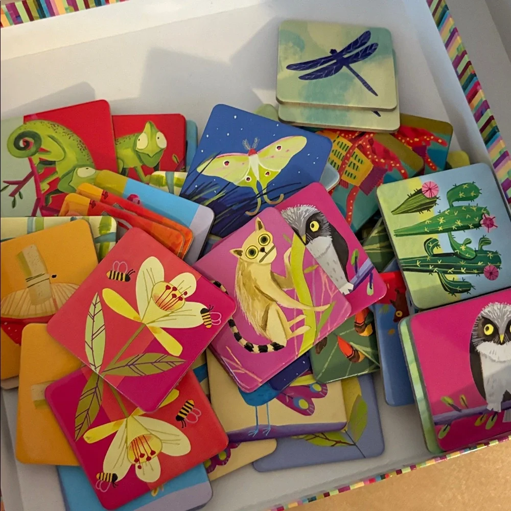 Eeboo Life on Earth Memory and Matching Game + Create A Story Cards